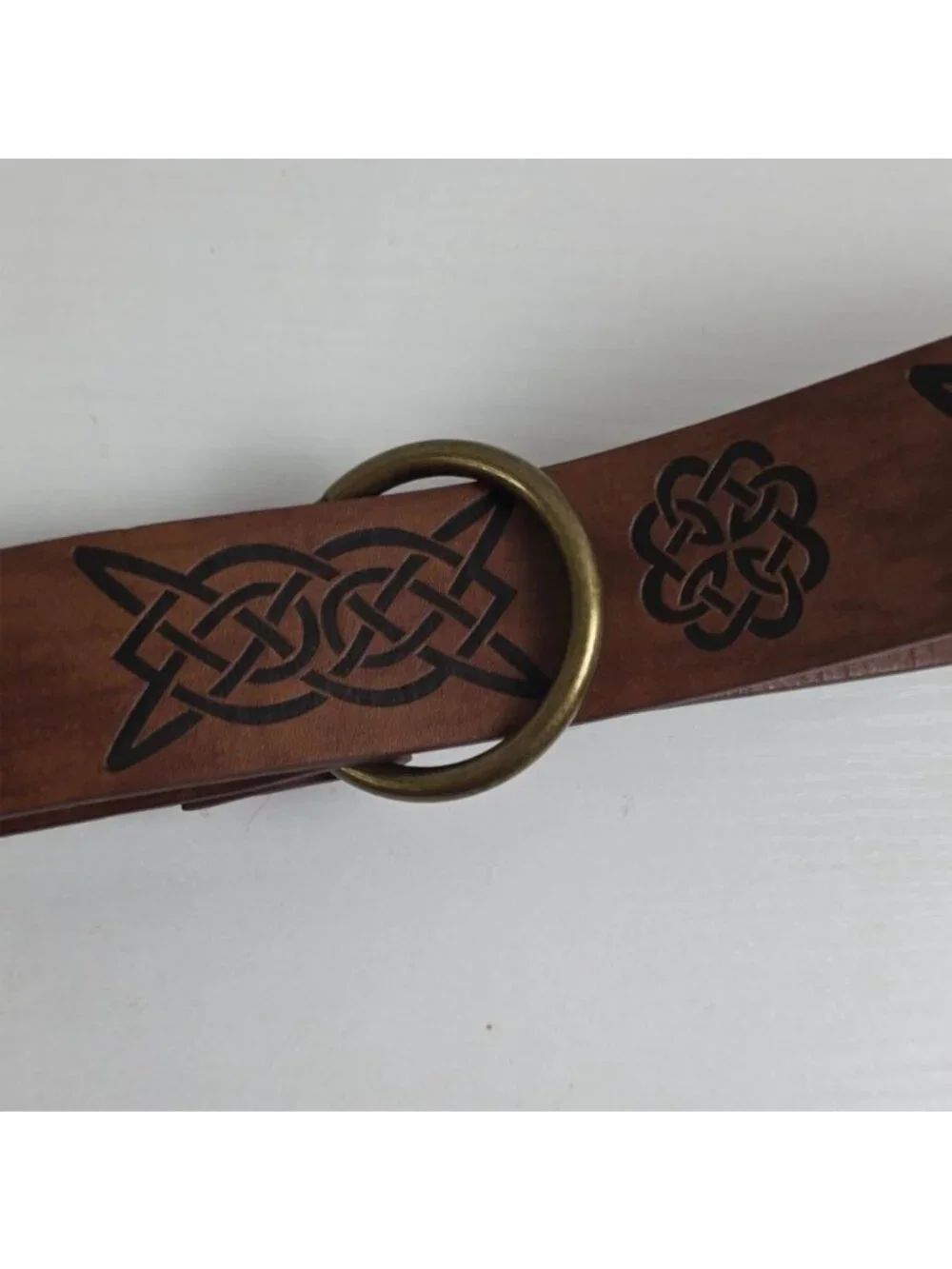 Medieval Renaissance Celtic O-Ring Belt & Matching Skirt Hike - XTRA LONG - LARP